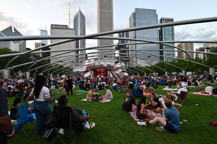 Chicago House Music Festival crowd
