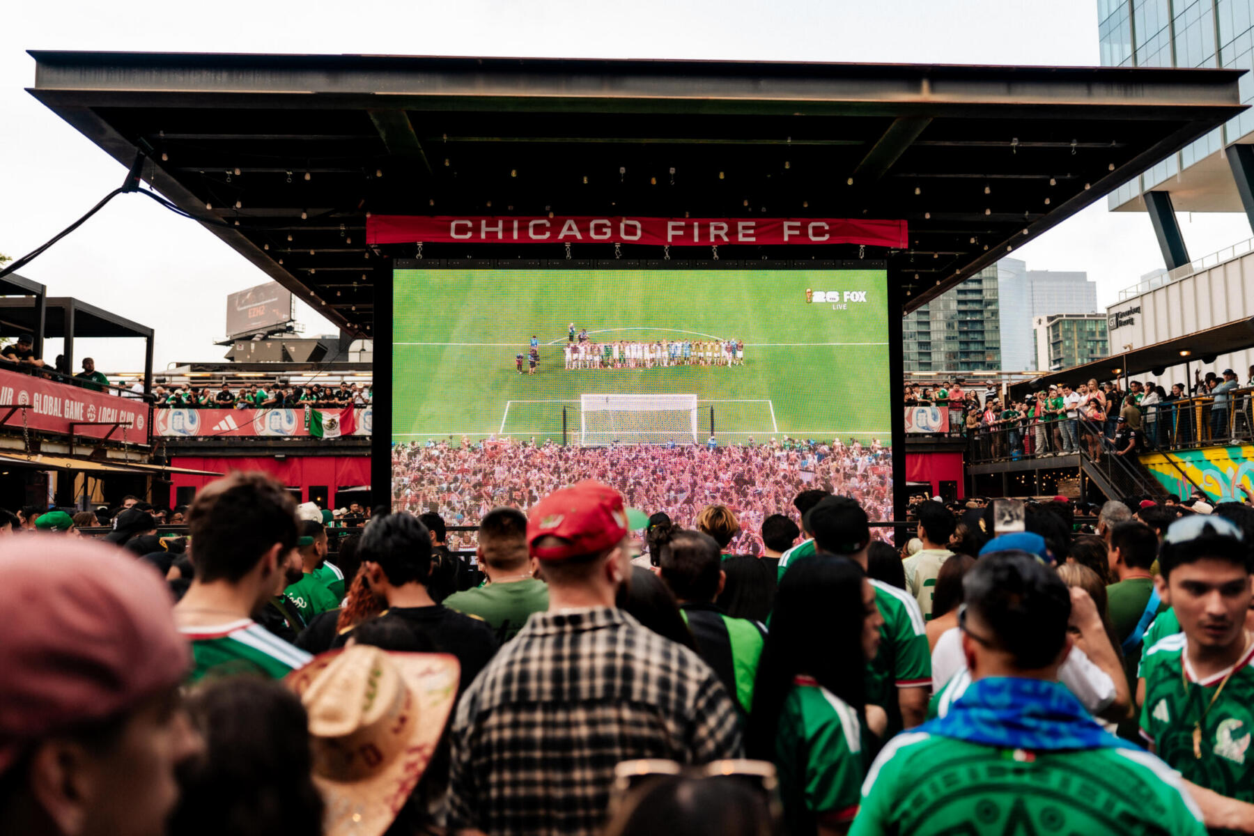 Chicago Fire Soccer Celebration at Recess